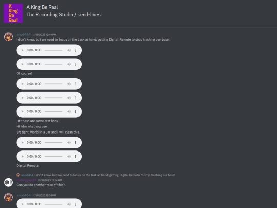 AKBRDiscord/preclose/A King Be Real - The Recording Studio - send-lines [1431701513805234186] screenshot